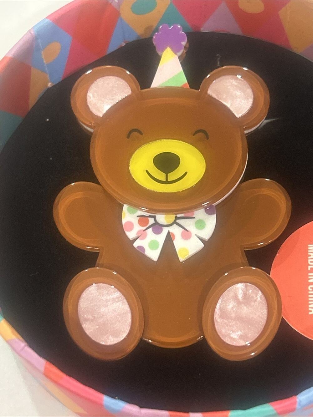 Erstwilder Grand Prize Teddy Bear Resin Brooch- A Day At The Fair 2025-NIB